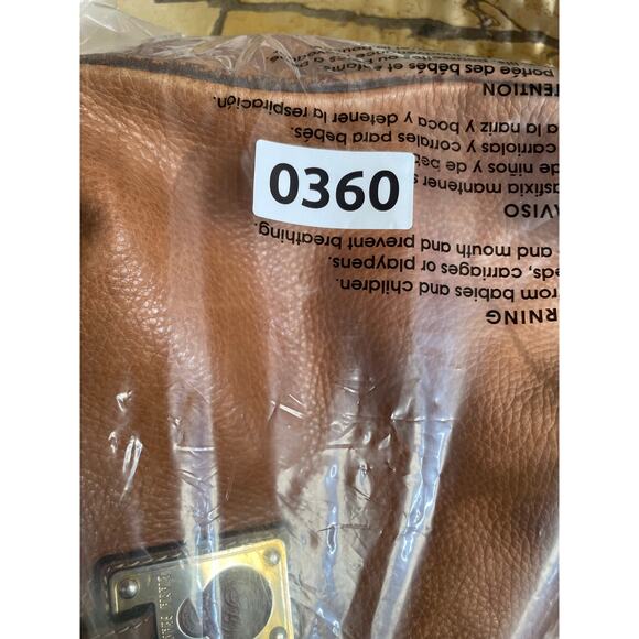 Vintage Francesco Biasia Genuine Leather Shoulder Bag Italy Slouchy Brown Boho - Picture 15 of 16